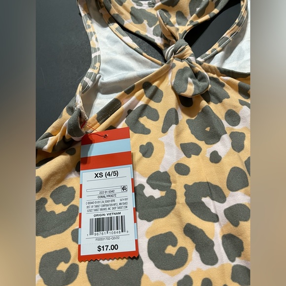 NWT Cat & Jack Animal Print Cover Up Dress Box#9157 - Picture 3 of 7